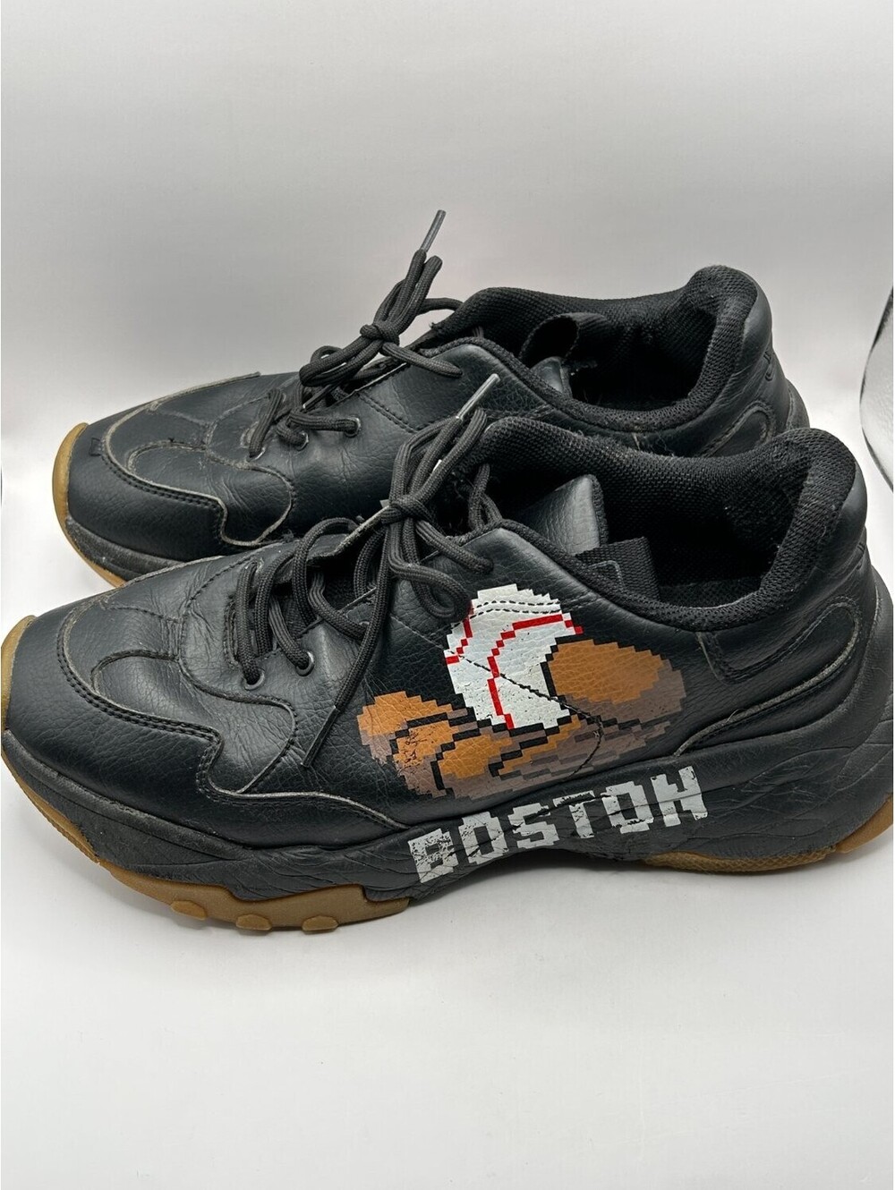 MLB Korea Big Ball Chunky Boston Red Sox Sneakers Baseball US 9 Black Mens